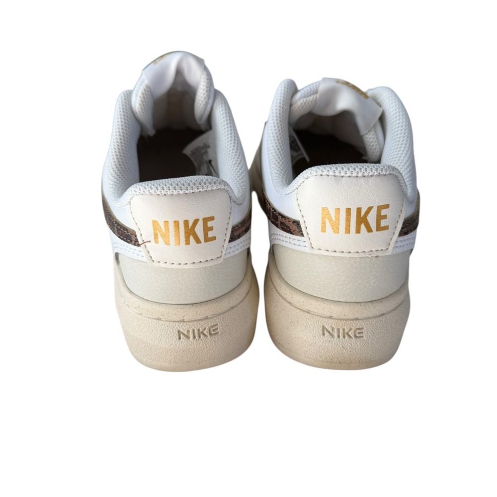Nike Court Vision Alta White Archeo Brown Light Bone Athletic Sneaker, Size 7 - Picture 4 of 6